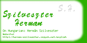 szilveszter herman business card